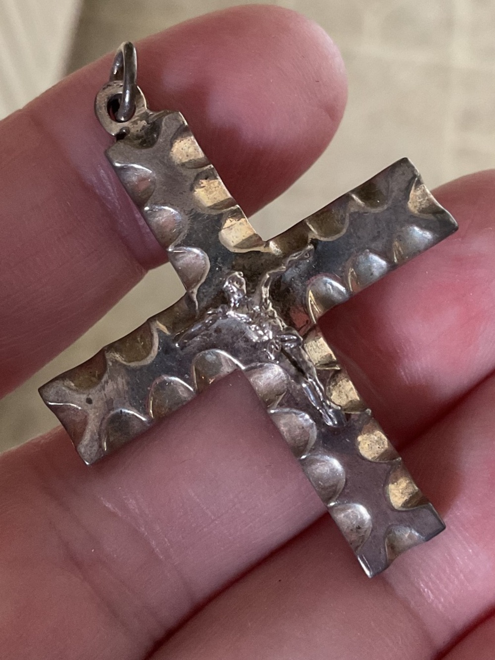 NWOT Sterling Silver 925 Greek Unisex Hand Made Cross